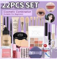 Dyhf Complete Makeup Set, 15 Pieces, 20 Col...