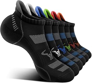 BULLIANT Men Running Socks 6Pairs-Ankle Ath...