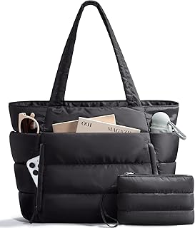 Bagstellar Puffer Tote Bag for Women, Light...